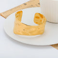 VIANRLA 316L Stainless Steel Tarnish Free Waterproof Hinged Big Bangle Jewelry  Hypoallergenic for Fashion Jewelry Women