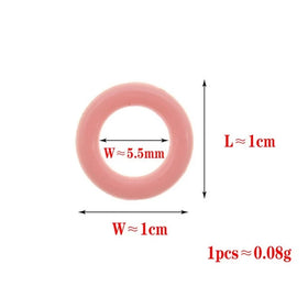 Wholesale 2000Pcs/Bag 10mm Random Color Plastic Knitting Needle Clip Hook Locking Stitch Markers QIANYI