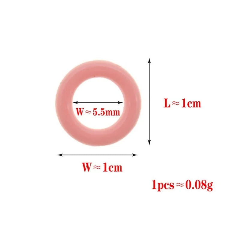 Wholesale 2000Pcs/Bag 10mm Random Color Plastic Knitting Stitch Markers Knitting Needle Clip Hook Locking Stitch Markers