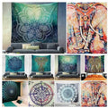 150*130CM Indian Bohemian Mandala Tapestry Wall Hangings Beach Picnic Throw Rug Blanket Wall Hanging Decor