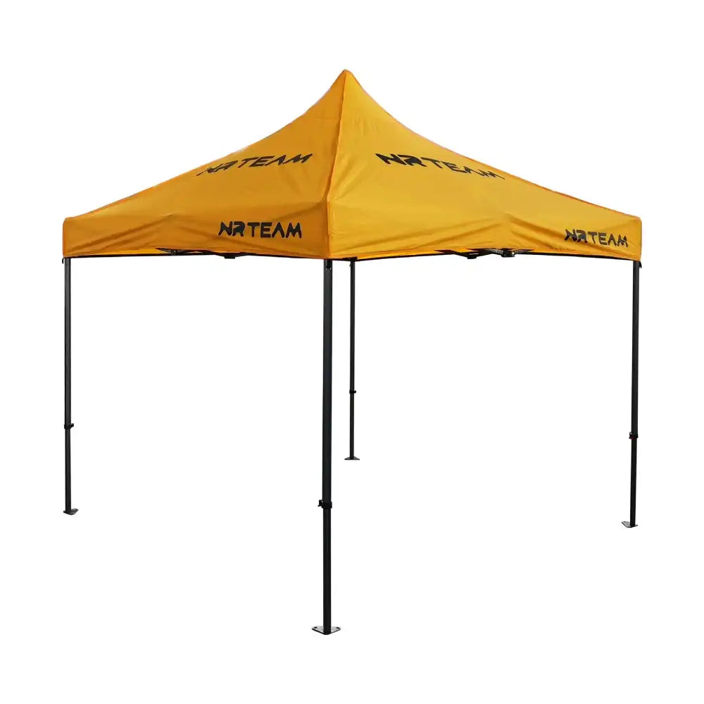 NRTeam Outdoor Tents 3x3 Yellow Gazebo Heavy Duty Windproof Steel Frame Polyester/Oxford Cover 9m Width 7m 10x15 Custom Logo