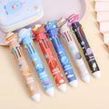 Creative Cartoon School Stationery Boy Space Planets 10 In1 Multi Color Ballpoint Pen
