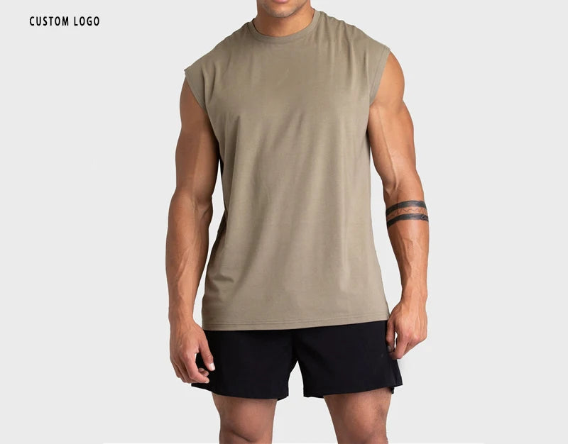 Custom tank Top Gym Singlet Workout tank Tops Fitness for Men Muscle Running tank Top for Men