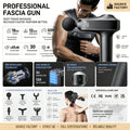 2026 Professional Deep Tissue Muscle Percussion Fascia Massage Gun High Quality Body Pistols Fascial Massager Gun Message