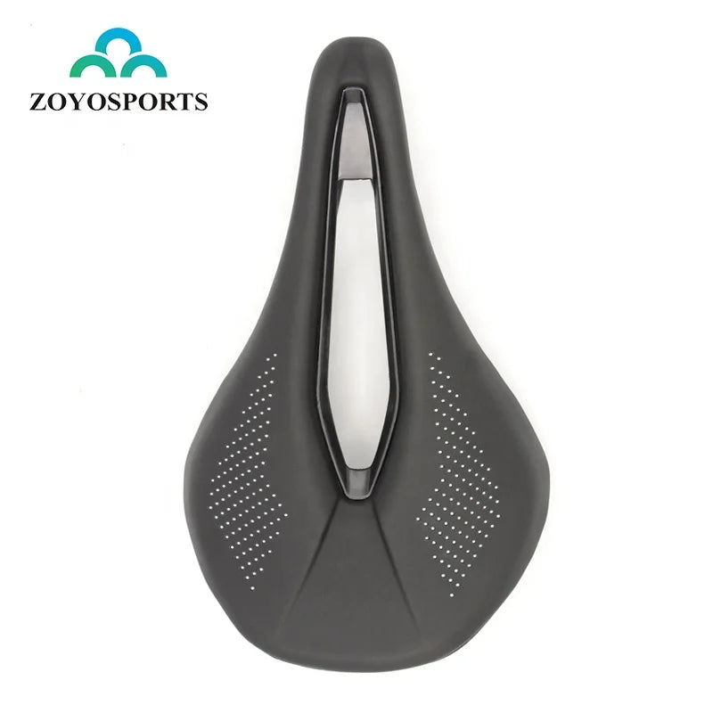 ZOYOSPORTS Lightweight Road Off-road MTB Cycling Race Seat Leather Gel PU Plastic and Carbon Bicycle Saddle for Men Women