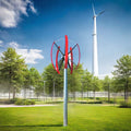 Italy Poland Complete Unit  96v 110v 220V 380V 10KW Wind Turbine Generator  48V VERTICAL Wind Power Generation System 5KW