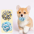 Pet Supplies Dog Ball Dog Cotton Rope Ball Toy Durable Chew Dog Ball Toy