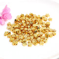 Gold Silver Plated Tiny Spacer Beads Butterfly Crown Star Beads Clover Heart Shaped Spacer Charms for Jewelry Making for Gifts