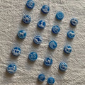 Heizun 10mm Agate Cameo Carved Mini Stone Round Cabochons Gems Loos Gemstone for Jewelry Making