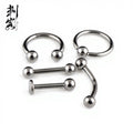G23 Titanium ASTMF 136 Implant Grade Titanium Body Piercing Jewelry 16G