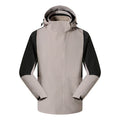 Wholesale Men Plus Size Lightweight Reversible Winter Tracksuit Windproof Waterproof Outdoor Sport Custom Logo High Collar
