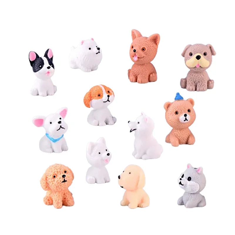 Hot Sale Cute Cartoon Small 3d Miniature Dog Resin Cabochon Diy Accessories