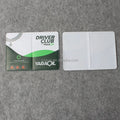 Factory Supply Customized Logo 2 Pockets Bank Card Holder Pvc Atm Card Wallet