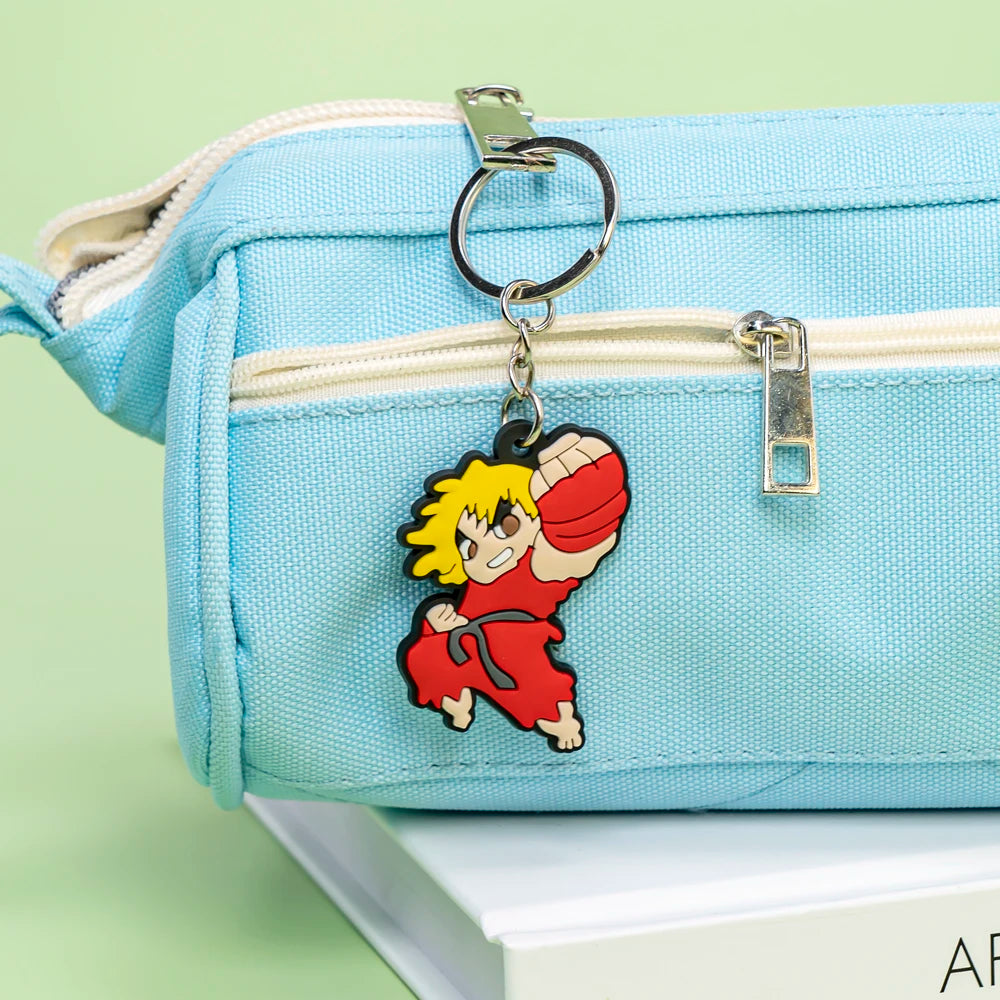 New Arrival 2D Soft Rubber Carabiner Gamepad Keychain Camera Cute Cartoon Custom Anime Promotional Gift Durable Eco-Friendly