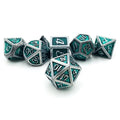 Custom Polyhedral RPG Metal DND Dice Set Customised Logo and Color Zinc Alloy Express Delivery YSGS