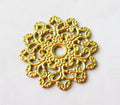 Lianas Filigree 47mm Round Brass Findings for Jewelry Making