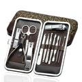 High Quality Luxurious Custom 12 Pcs Stainless Steel 12-in-1 Nail Clippers Set with Professional Gift Box for Beauty Manicure