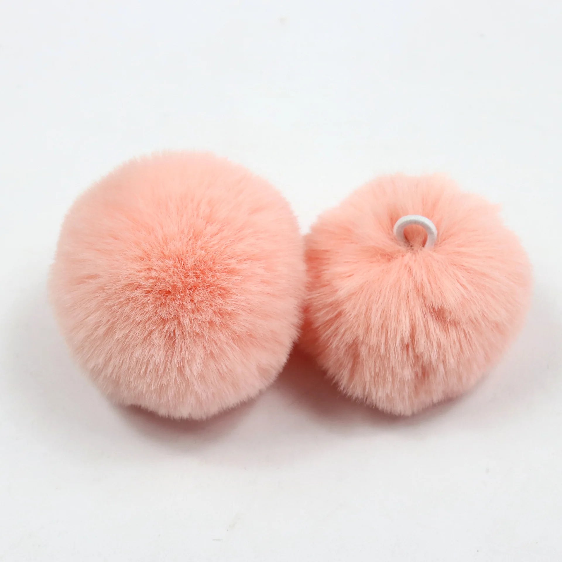 Faux Fur Pompom for Toys DIY With Elastic Cord Fake Fur Pom Poms Wholesale Cheap Mini 3cm 4cm 5cm Classic Custom Gift Dyed PELT