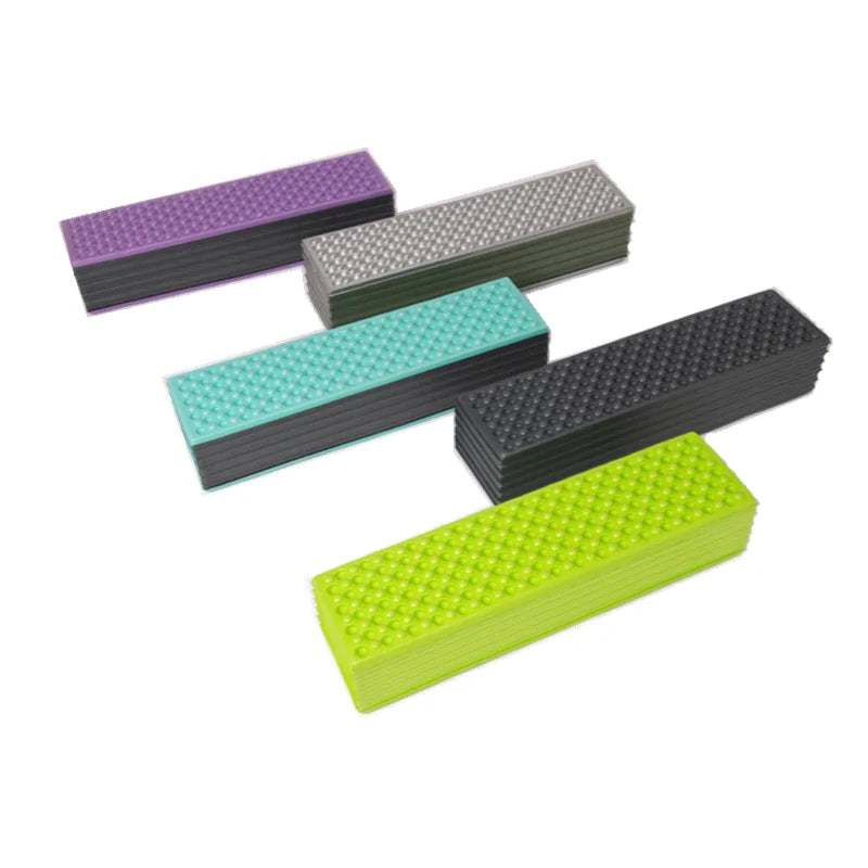 Outdoor Camping Sleeping Mat R-Value 2.1 Ultralight Waterproof Folding Mat Portable Sitting Pad for Hiking and Camping