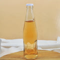 250m Clear Glass Soft Carbonated Drink Soda Pop Bottle with Metal Lid