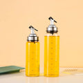 Wholesale 300ml 500ml clear Kitchen Cooking Storage Dispenser Sauce Seasoning Vinegar Bottle Olive Oil Bottles