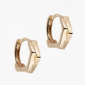 Milskye Exquisite Popular Silver Jewelry 14k and 18k Gold Plated Geometric Hoop Earrings