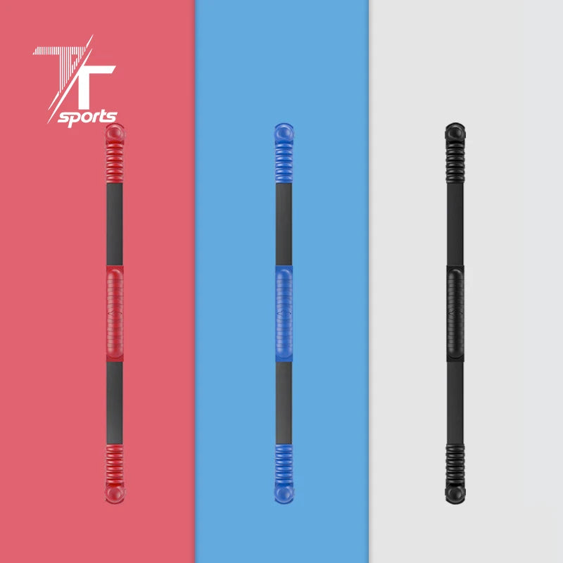 TTSPORTS Blue Elastic Pilates Stick Home Fitness Apparatus for Exercising Arm Power Slimming TT-F2S0-002
