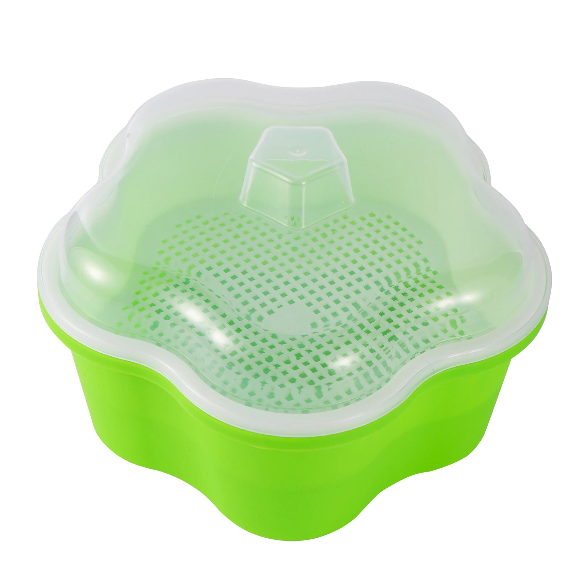 Greenhouse Potted Nursery Seed Starting GerminationTray Hydroponic Bean Pentagonal Sprout Sprouting Kit