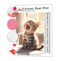 5d Diy Diamond Painting Little Cute Cat Animal Embroidery Rhinestone Full Drill Round Square AB Diamond Painting Set Home Decor