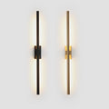 Modern Nordic LED Linear Wall Lights for Home Living Room Decoration Indoor Bedroom Aisle Black Long Strip Wall Light