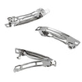 Hot Selling 40/50/60/70/80 MM Silver Color Metal Hair Clips French Barrettes Style Hairpins Hair Clips for Hair Accessories DIY