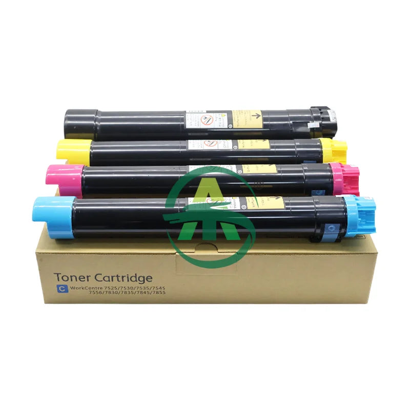 WorkCentre 7525 Color Toner Cartridge for Xerox WorkCentre 7525 7530 7535 7545 7556 7830 7835 7845 7855 7970 Toner Cartridges