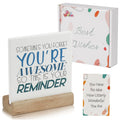 Ourwarm Motivational Sign Plaque Women Friend Office Desk Decor Gifts Birthday Inspirational Quotes for Cowoker