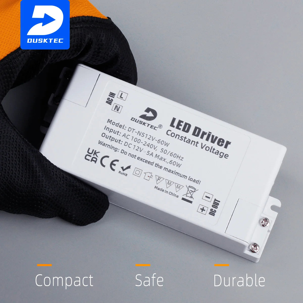 12 Volt DC LED Strip Power Supply Single Output Constant Current Easy Installation Led Cabinet Light Strip Driver Power Supply