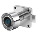 One-Touch Smart Zinc Alloy Electronic Cabinet Cam Lock Emergency Power for Office Desk Hotel School Furniture-Keyless