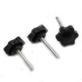 M4 M5 M6 M8 M10 M12 Bakelite Hand Tighten Screw Handle Bolt Star Shaped Carbon Steel Clamping Nuts Knob Metric System