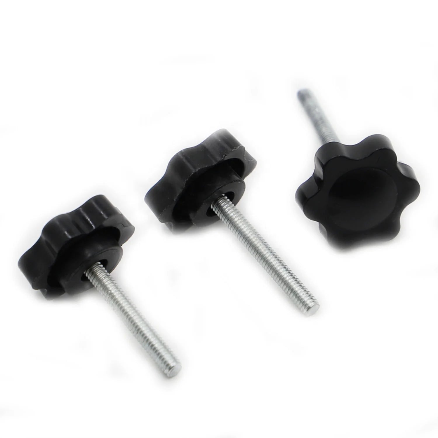 M4 M5 M6 M8 M10 M12 Bakelite Hand Tighten Screw Handle Bolt Star Shaped Carbon Steel Clamping Nuts Knob Metric System