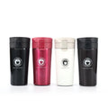 Custom White Novelty Car Bicycle Stainless Steel Water Bottle Double Wall Vacuum Flask BPA Free 8-12 Hours Thermal Insulation