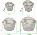 5 Size Stainless Steel Tea Strainer Infuser Tea Ball Locking Ball Tea Spice Mesh Herbal Ball Cooking Tools with Chain