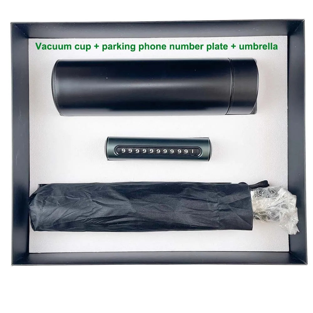Hot Selling Products 2024 New Arrival Vacuum Insulated Travel Mugs  Umbrella Gift Sets for Men and Women Driver