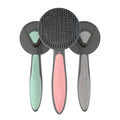 Stainless Steel & ABS Pet Grooming Brush Self-Cleaning Cat Slicker & Needle Comb for Dog Hair Removal Grooming Tools