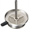 Hookah Charcoal Holder Heat Management System Device Chimney Pot Box Wind Cover Stainless Steel Shisha Coal Heater for Bowl