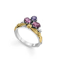 Pearl Flowers Ring 925 Sterling Silver Casual Rings for Women Wholesale Fashion Jewelry Rings Gold Plated Women Accessories