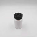 Empty HDPE White Amber Black Color 75cc 100cc Bottles PET White Color Bottle with Childproof Cap