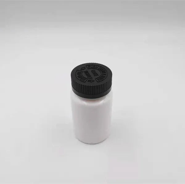 Empty HDPE White Amber Black Color 75cc 100cc Bottles PET White Color Bottle with Childproof Cap