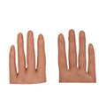 Four-Fingered Female Silicone Simulation Soft Hand Nails Bendable Mannequin Insert Nail Training Hand Manicure Nail Supplies