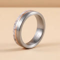 Wholesale Engagement & Anniversary 6mm Tungsten Ring for Men Women Inlay Deer Antler Wedding Ring Party Gift Fashion Ring