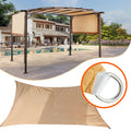 Cheap Hdpe 3x3m Pool Sail Shade for Outdoor