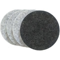 Classic 4 Inch round Felt Coasters Set 5mm Thick Fabric Absorbent Drinkware Accessories