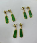 Fashion Natural Pearl Earings Real Gold Plated Gift for Her